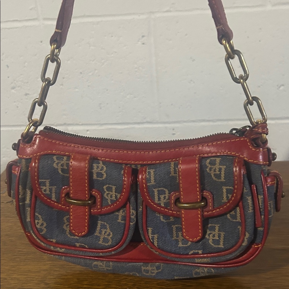Dooney & Bourke Denim and Blue Shoulder Bag